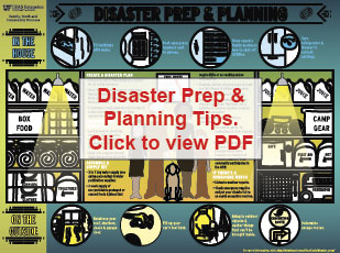Disaster Prep and Planning Tips Poster